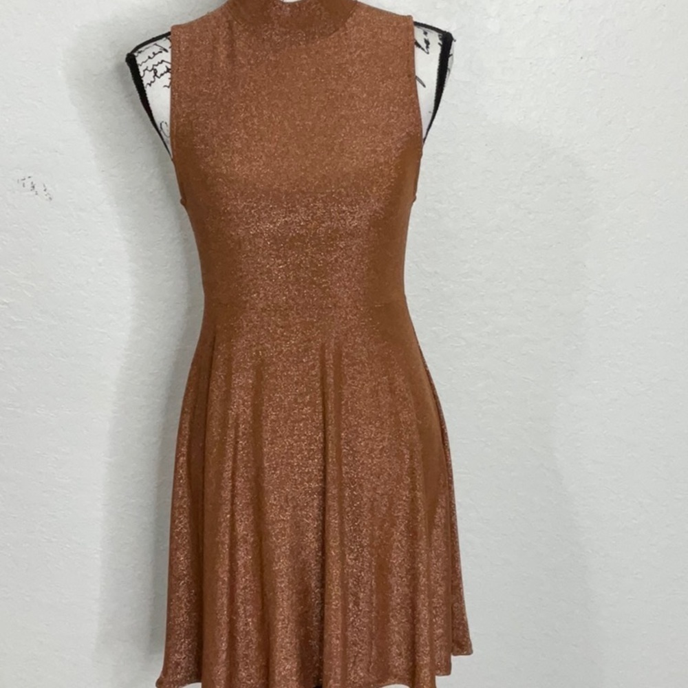 529- Wild Fable NWT Size Medium Brown Shimmer Dress